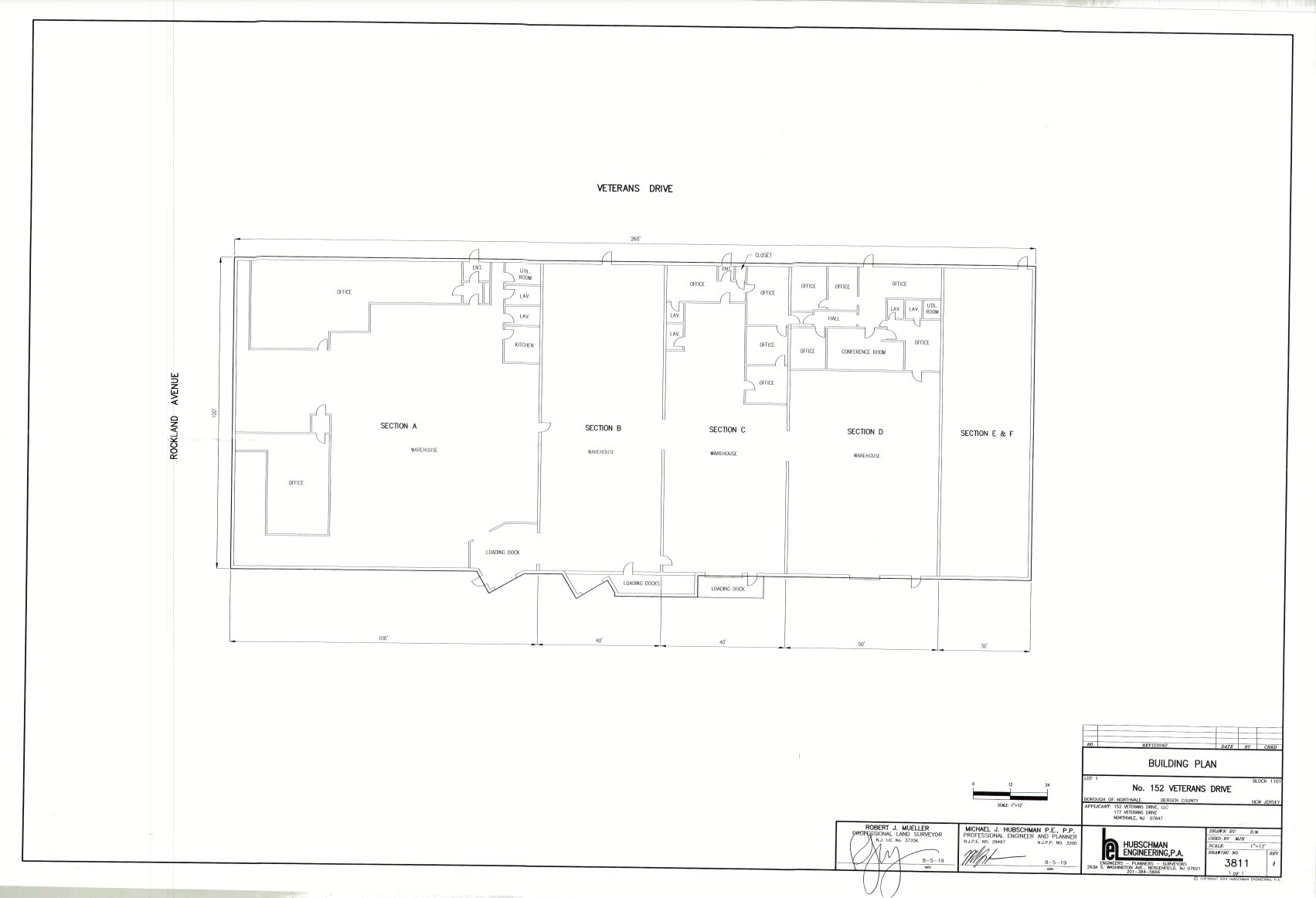 152 Veterans Dr, Northvale, NJ for lease Floor Plan- Image 1 of 1