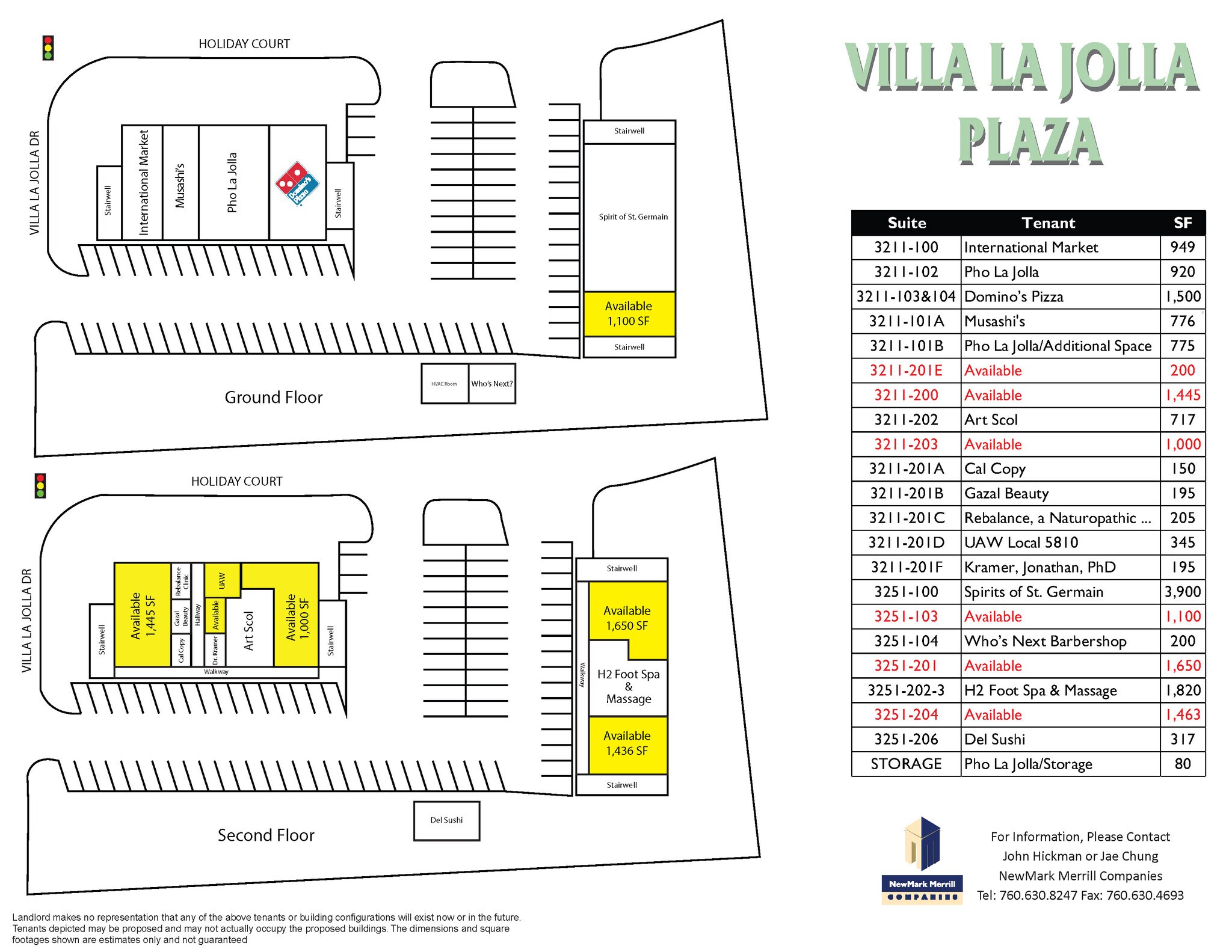 3251 Holiday Ct, La Jolla, CA for lease Site Plan- Image 1 of 1