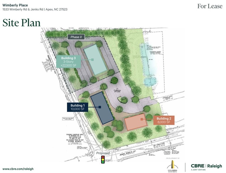 1533 Wimberly Rd, Apex, NC for lease - Site Plan - Image 2 of 2