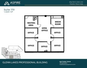 3634 Glenn Lakes Lane, Missouri City, TX for lease Floor Plan- Image 1 of 1