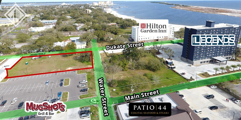 Water Street and Dukate Street, Biloxi, MS for sale - Building Photo - Image 2 of 4