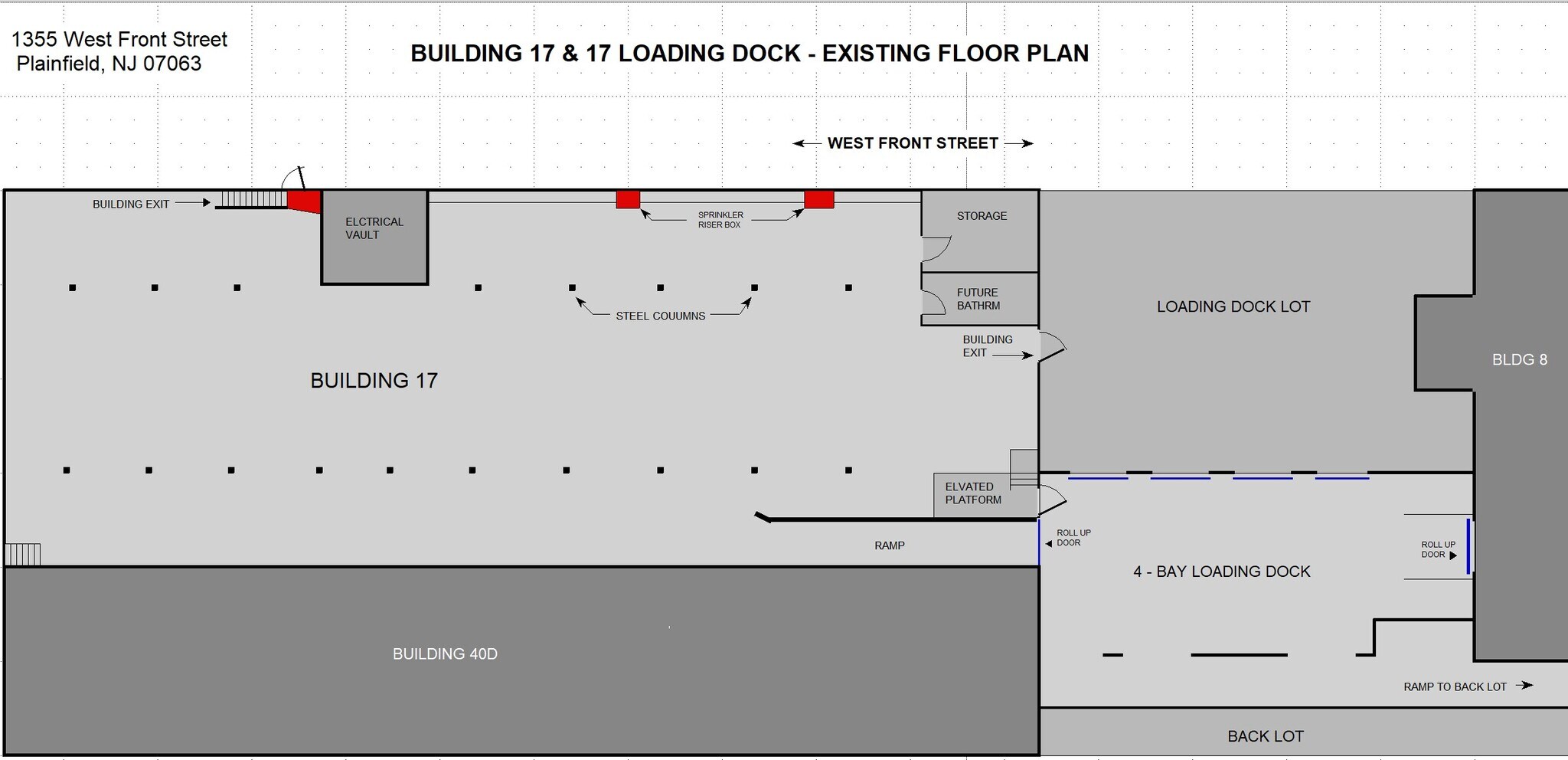 1309-1645 W Front St, Plainfield, NJ for lease Floor Plan- Image 1 of 1