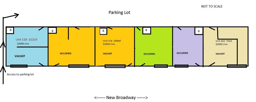 104 New Broadway, Gloucester City, NJ for lease - Floor Plan - Image 2 of 4