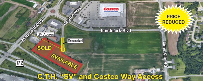 County Road GV, Green Bay, WI for sale Aerial- Image 1 of 2