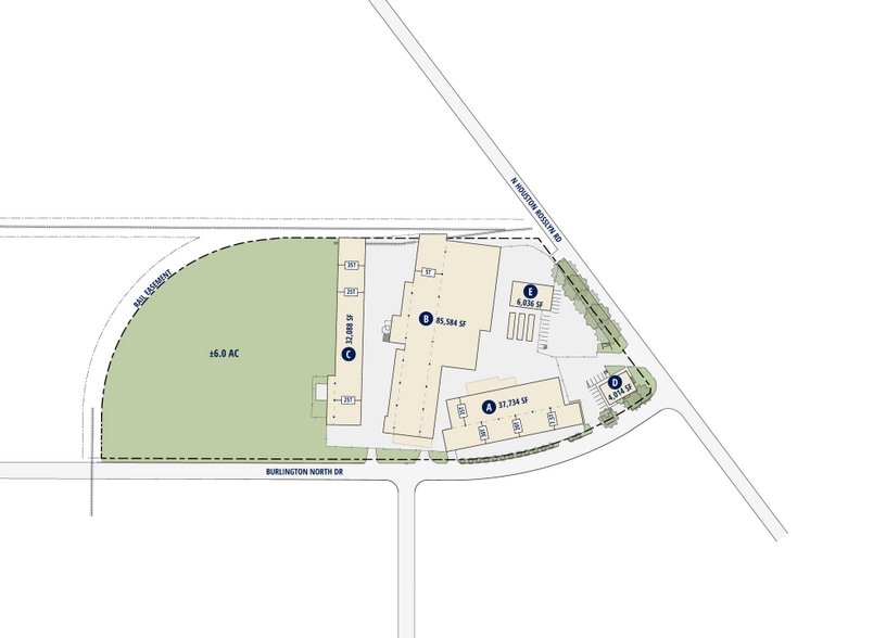 6505 N Houston Rosslyn Rd, Houston, TX for lease - Building Photo - Image 2 of 5