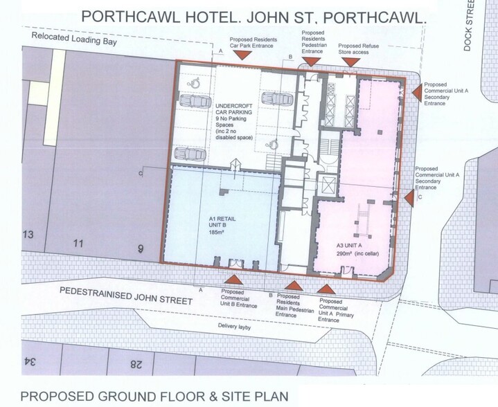 7-11 John, Porthcawl for lease - Building Photo - Image 2 of 2