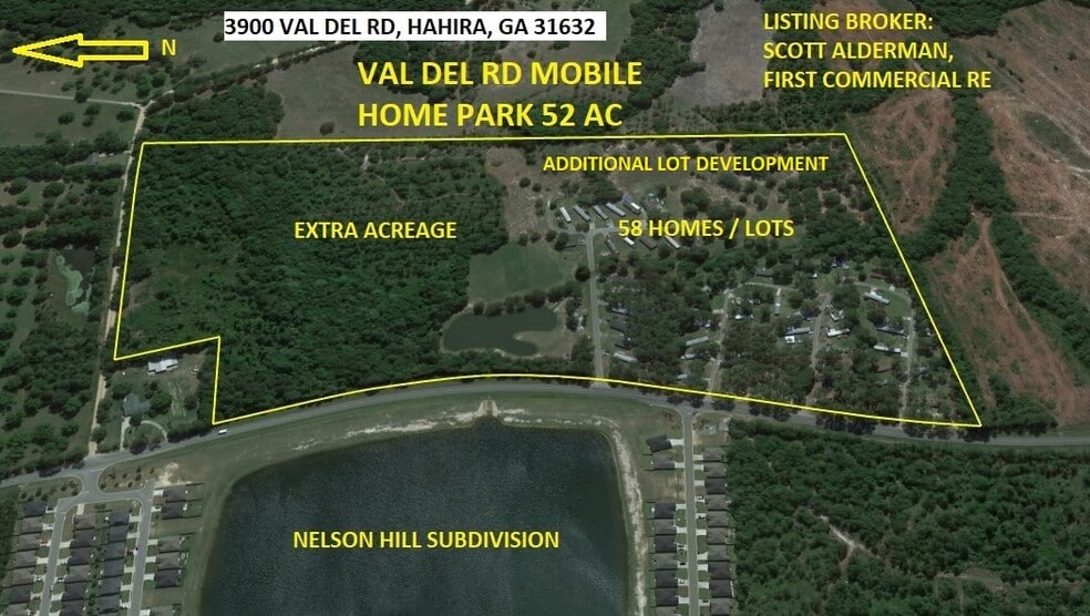 3980 Val del Rd, Hahira, GA for sale - Aerial - Image 1 of 1