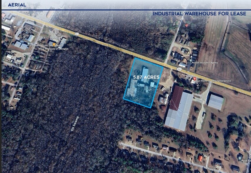 1800 Greeleyville Hwy, Manning, SC for lease - Aerial - Image 3 of 4