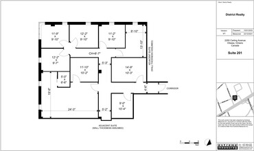 2255 Carling Ave, Ottawa, ON for lease Floor Plan- Image 1 of 9