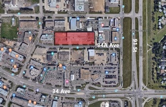 9118-9190 34A Ave NW, Edmonton, AB - AERIAL  map view - Image1