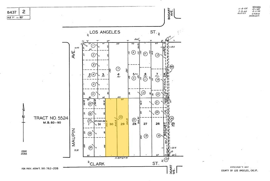 14521 Clark St, Baldwin Park, CA for sale - Plat Map - Image 1 of 1