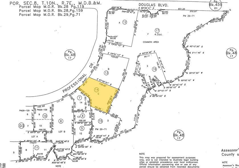 2530 Douglas Blvd, Roseville, CA for lease - Plat Map - Image 2 of 3