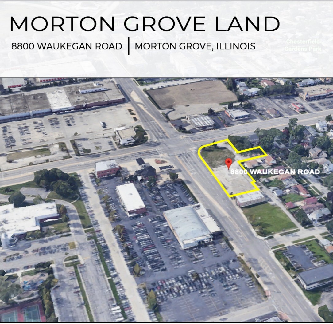 8800 Waukegan Rd, Morton Grove, IL for lease Aerial- Image 1 of 2