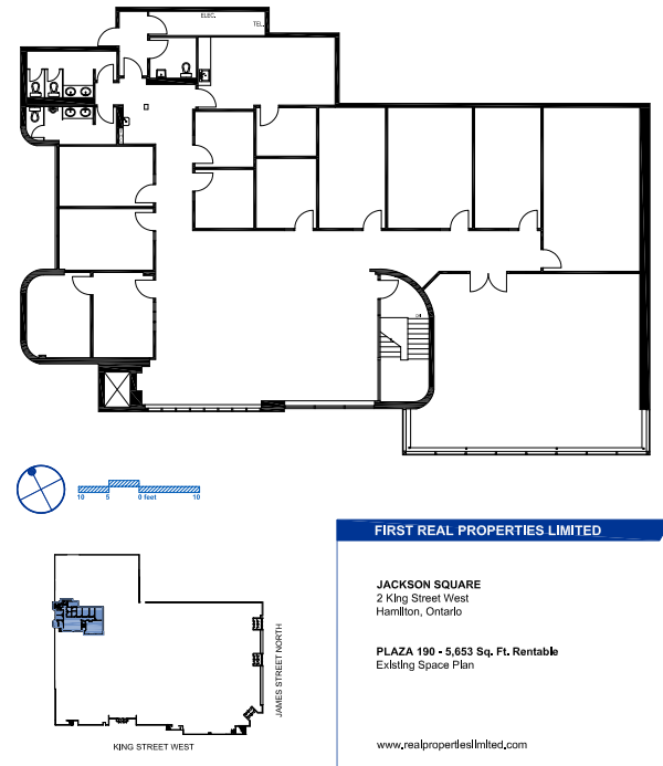 100, 110, and 120 King St W, Hamilton, ON for lease Floor Plan- Image 1 of 1