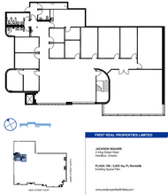 100, 110, and 120 King St W, Hamilton, ON for lease Floor Plan- Image 1 of 1