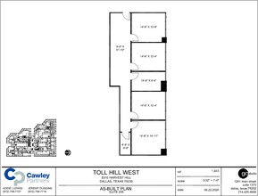 5310 Harvest Hill Rd, Dallas, TX for lease Floor Plan- Image 1 of 5