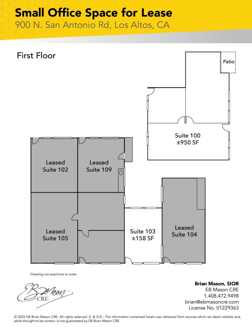 900 N San Antonio Rd, Los Altos, CA for lease Floor Plan- Image 1 of 1