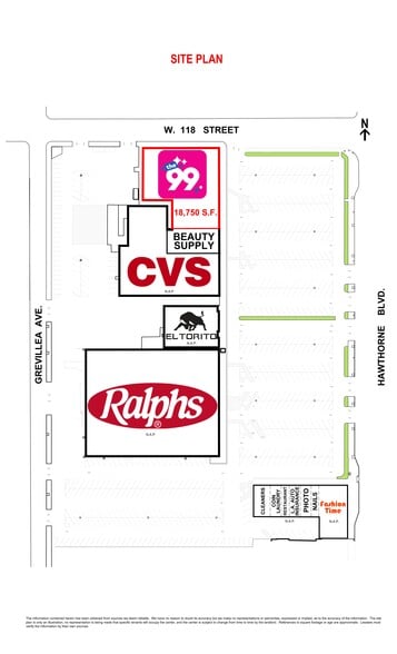 11825-11873 Hawthorne Blvd, Hawthorne, CA for lease - Site Plan - Image 2 of 2