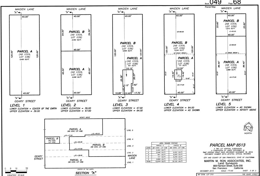 166 Geary St, San Francisco, CA for lease - Plat Map - Image 2 of 54