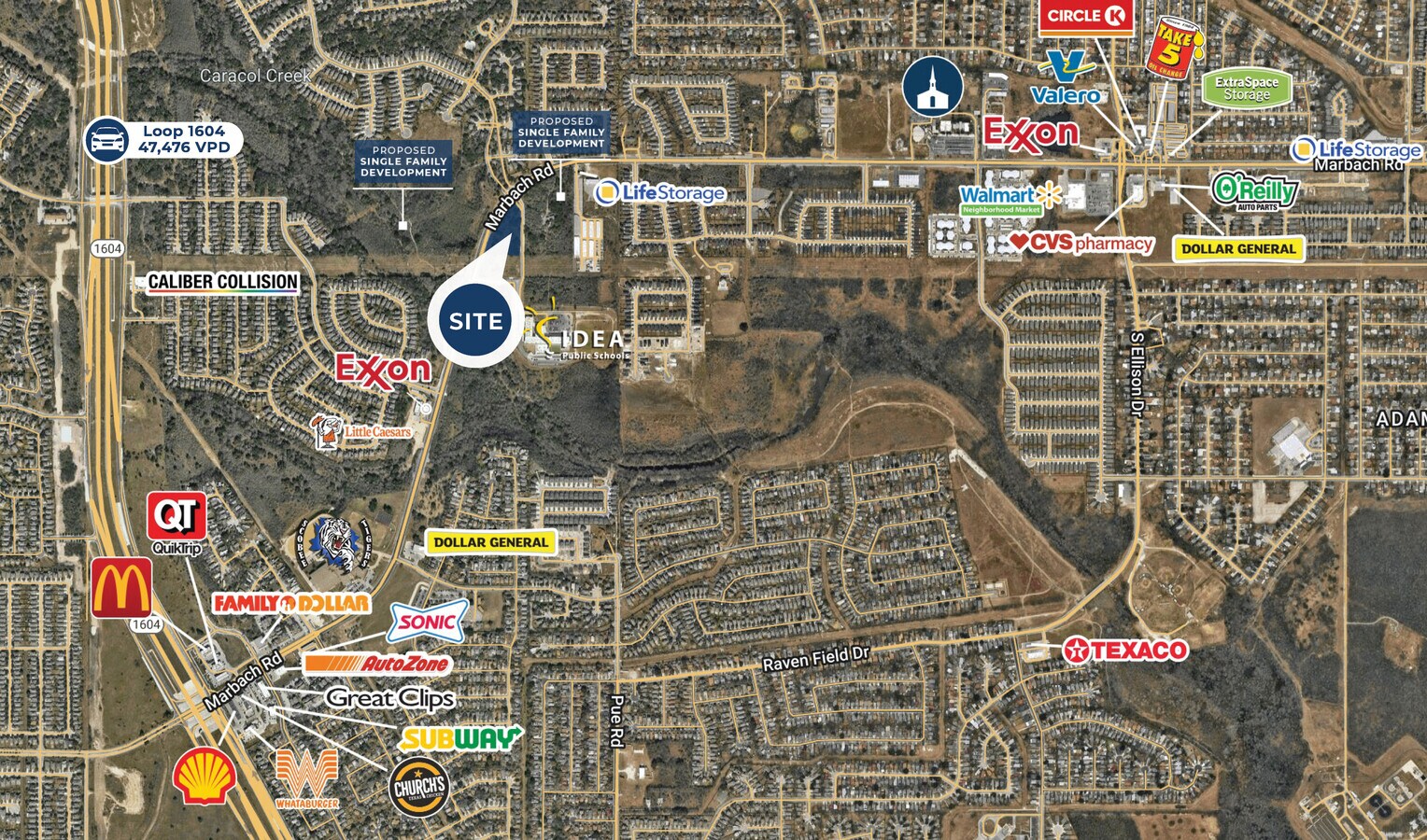 Marbach Rd, San Antonio, TX 78245 1.5 to 5.6 Acres