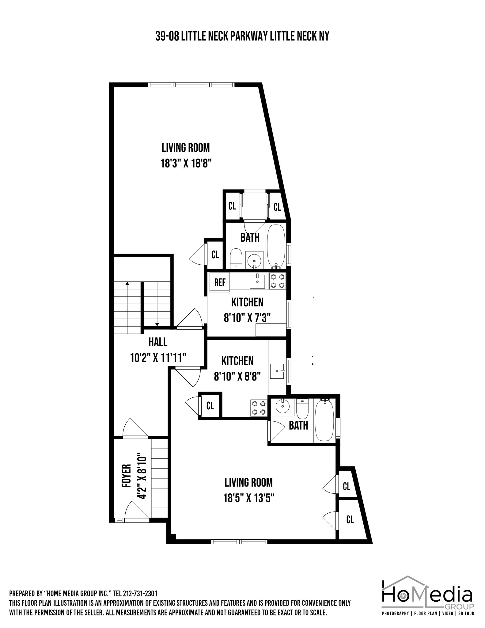 3908 Little Neck Pky, Douglaston, NY for lease Floor Plan- Image 1 of 1