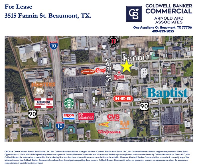3515 Fannin St, Beaumont, TX for lease - Building Photo - Image 3 of 7