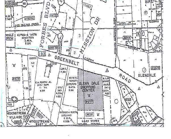 10515-10631 Greenbelt Rd, Lanham, MD for lease - Plat Map - Image 2 of 19