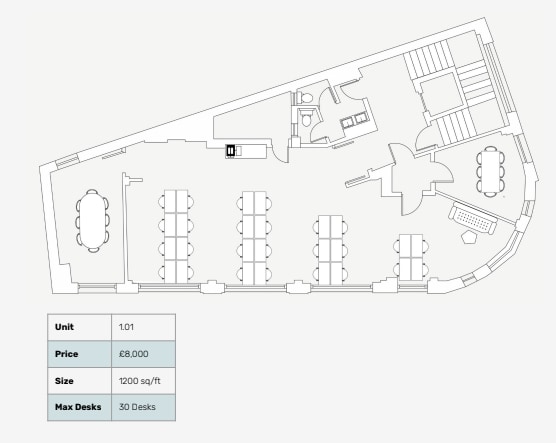 55 Southwark St, London for lease Floor Plan- Image 1 of 1