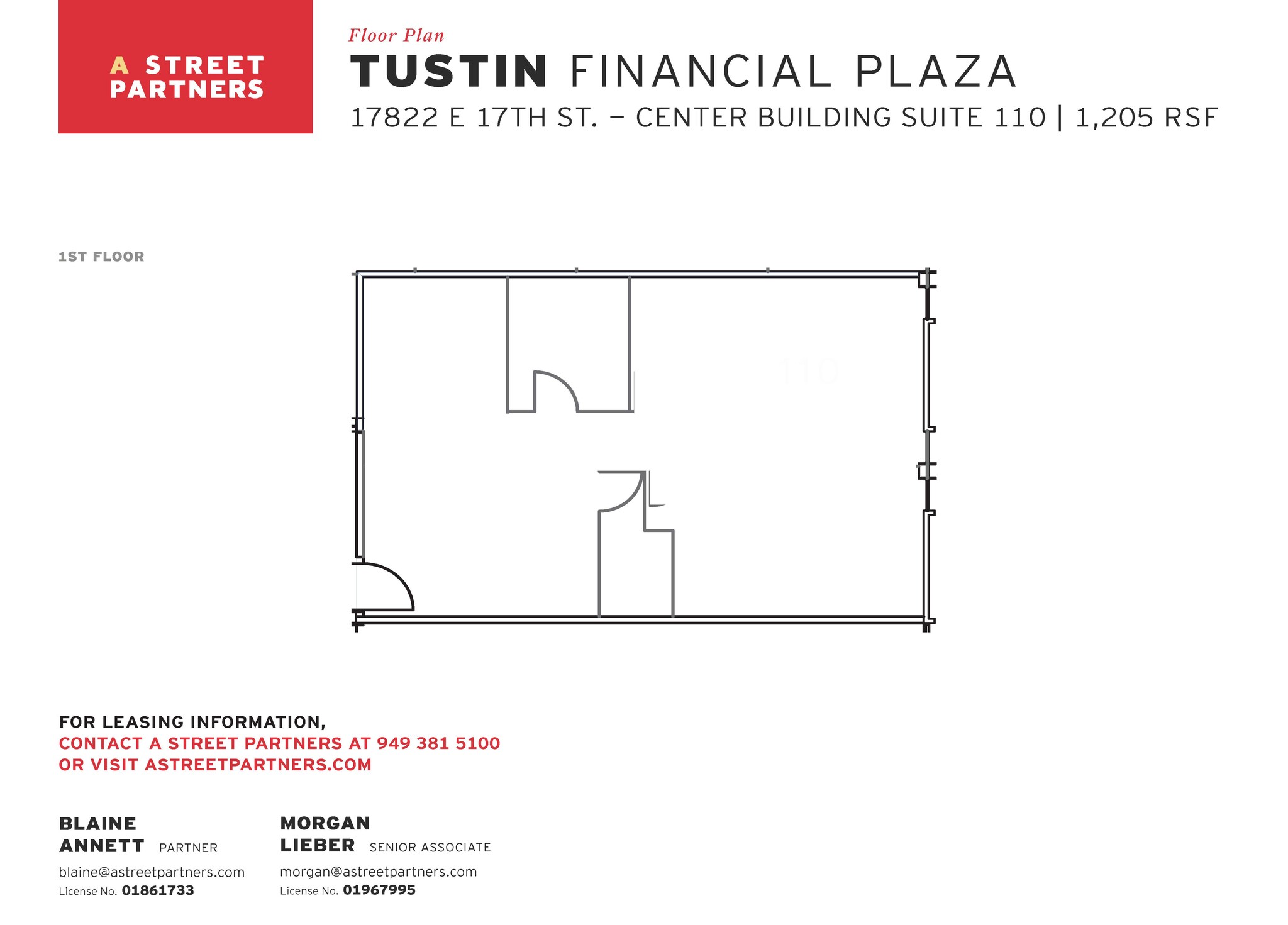 17852 E 17th St, Tustin, CA for lease Floor Plan- Image 1 of 1