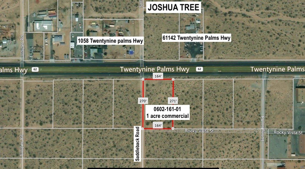 6538 SADDLEBACK Rd, Joshua Tree, CA for sale Aerial- Image 1 of 1