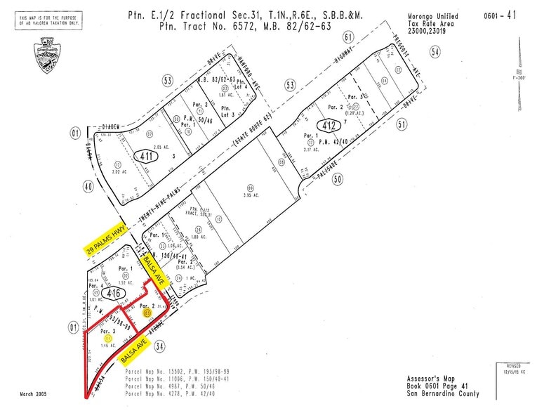 29 Palms Hwy (Hwy 62) & Balsa ave, Yucca Valley, CA for lease - Building Photo - Image 3 of 6
