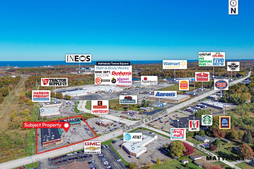 2825-2893 N Ridge Rd, Ashtabula, OH for sale - Building Photo - Image 3 of 3