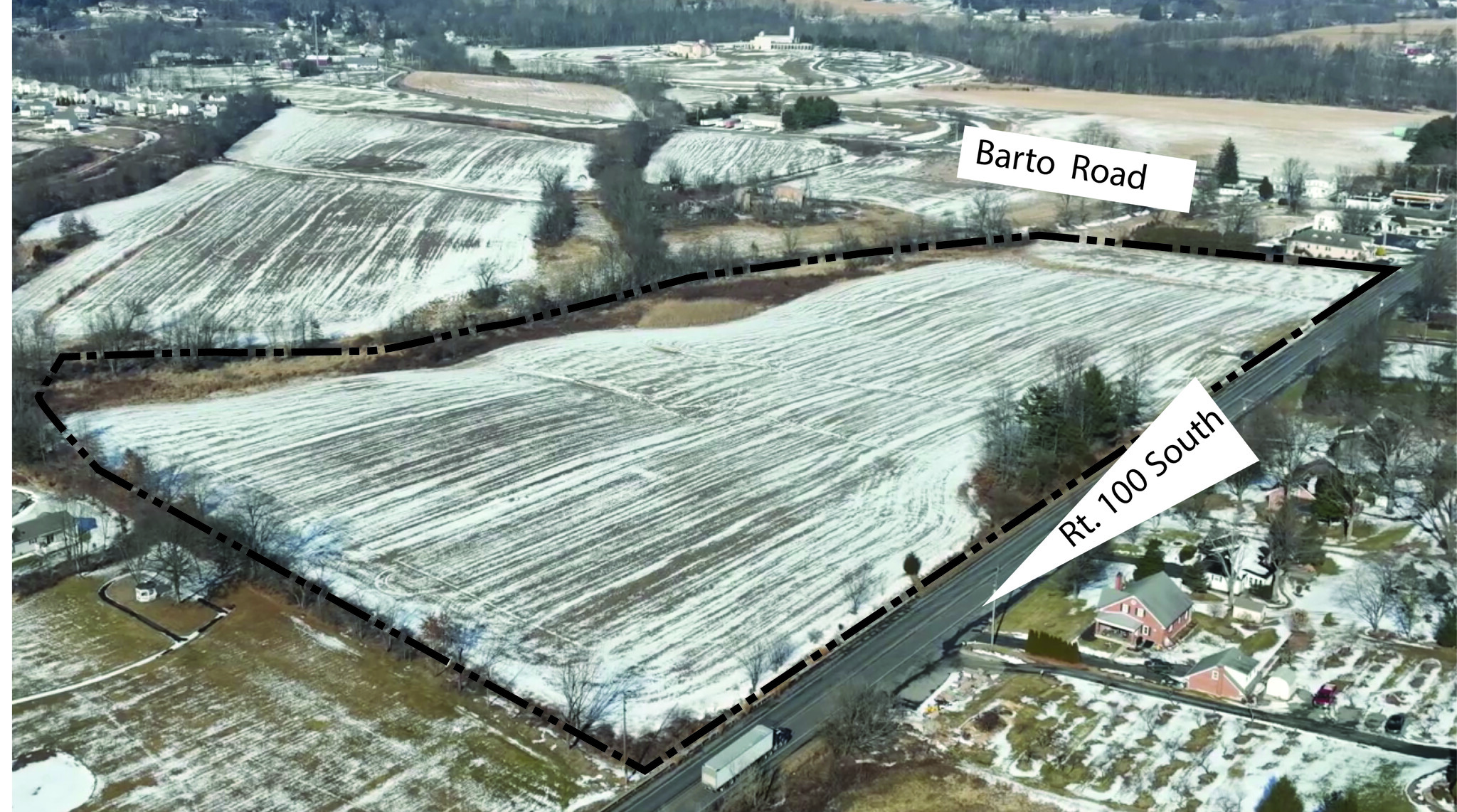 44 Barto Rd, Barto, PA for sale Aerial- Image 1 of 1