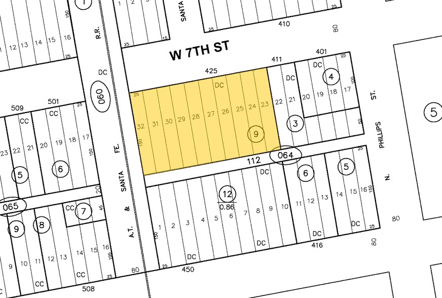 425 W 7th St, Hanford, CA for sale - Plat Map - Image 2 of 37