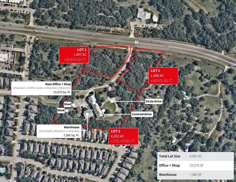 15315 W Highway 71, Austin, TX for sale - Aerial - Image 2 of 37