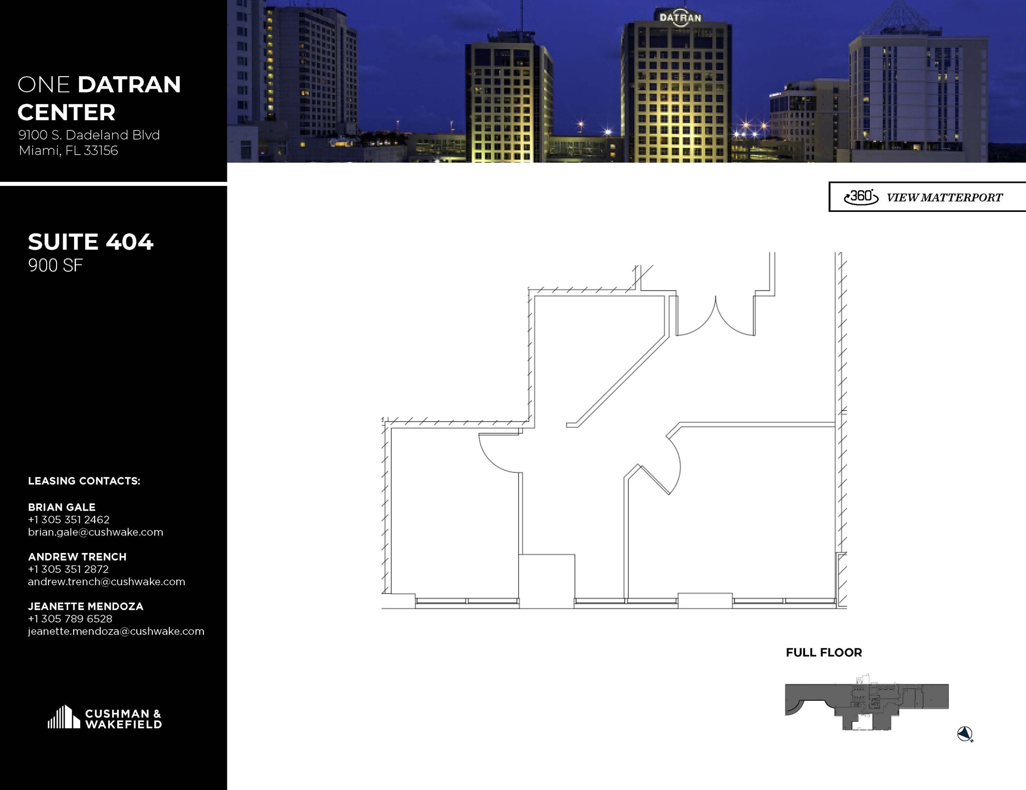 9130 S Dadeland Blvd, Miami, FL for lease Floor Plan- Image 1 of 1
