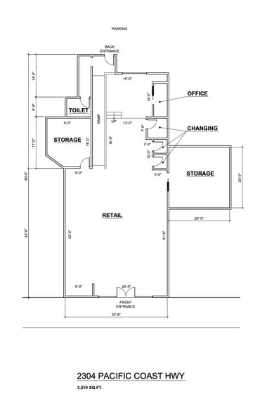 2300-2308 Pacific Coast Hwy, Lomita, CA for lease - Floor Plan - Image 3 of 13