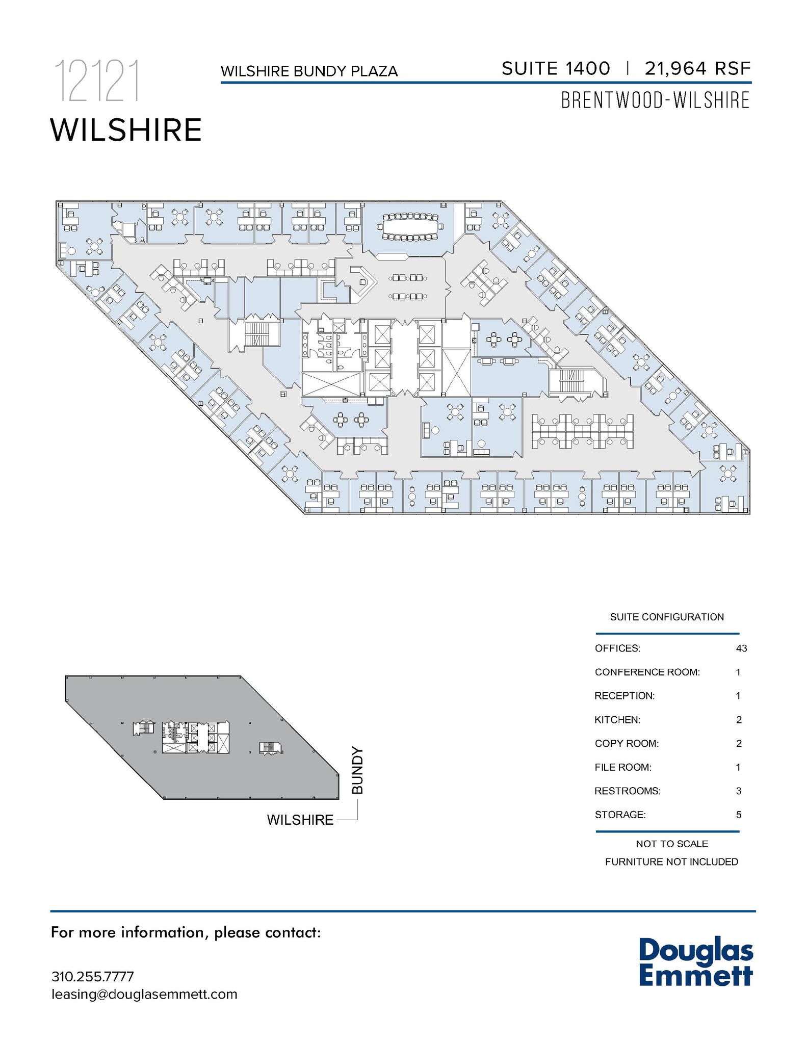 12121 Wilshire Blvd, Los Angeles, CA for lease Floor Plan- Image 1 of 1
