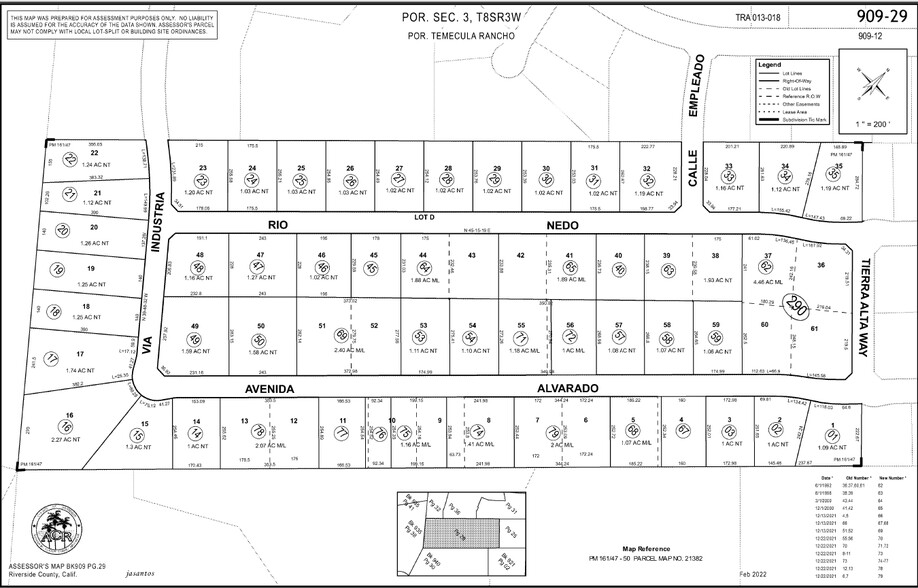 42672 Avenida Alvarado, Temecula, CA for sale - Plat Map - Image 2 of 9