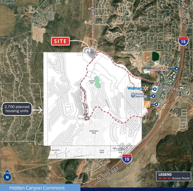 SWC Cross Hollow rd, Cedar City, UT for lease Plat Map- Image 1 of 4