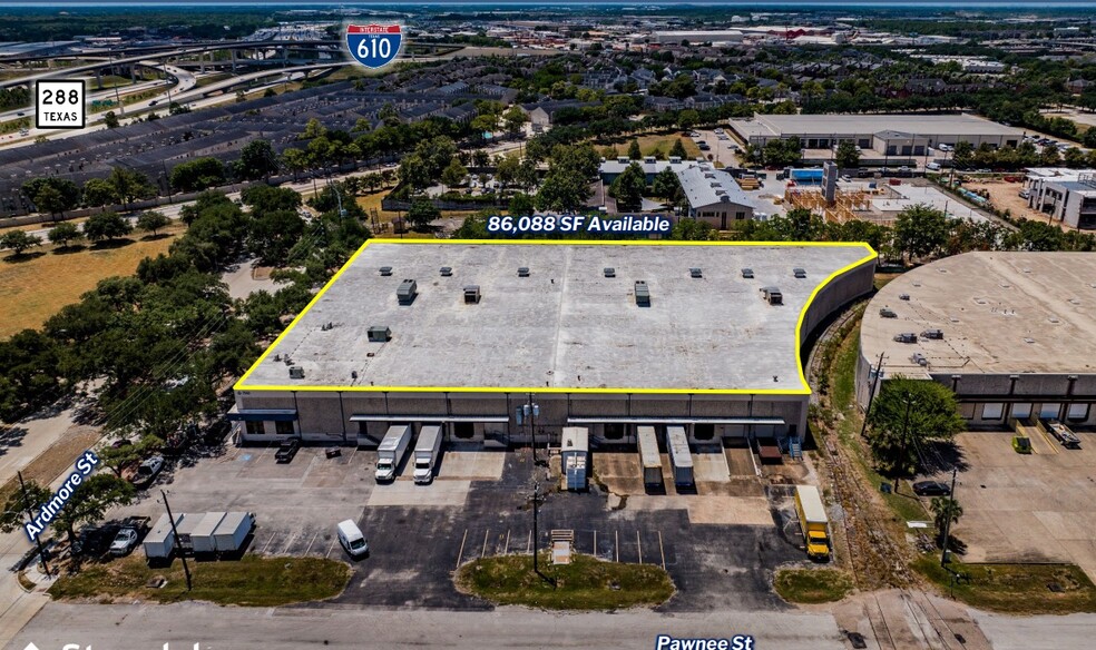 7510 Ardmore St, Houston, TX for lease - Aerial - Image 3 of 10