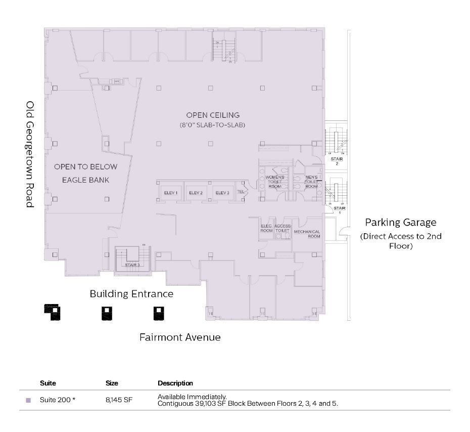 7735 Old Georgetown Rd, Bethesda, MD for lease Floor Plan- Image 1 of 1