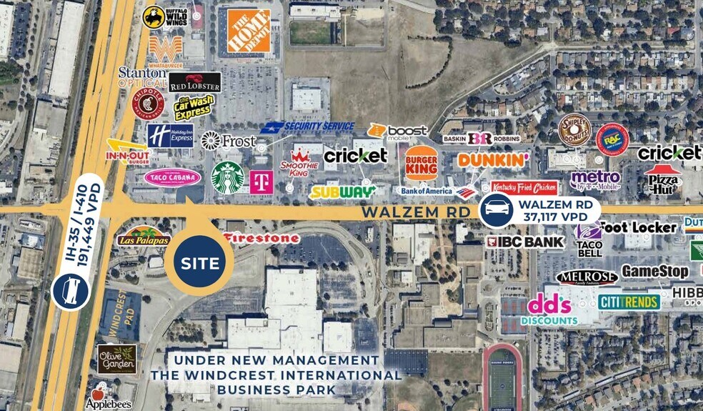 4825 Walzem Rd, San Antonio, TX for lease - Aerial - Image 2 of 4