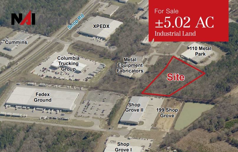 METAL PARK Dr, Columbia, SC for sale Aerial- Image 1 of 1