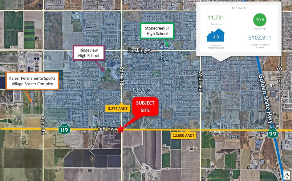 4946 Taft Hwy, Bakersfield, CA for sale - Building Photo - Image 2 of 4