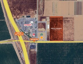 000 Merced Ave, Bakersfield, CA - AERIAL  map view - Image1