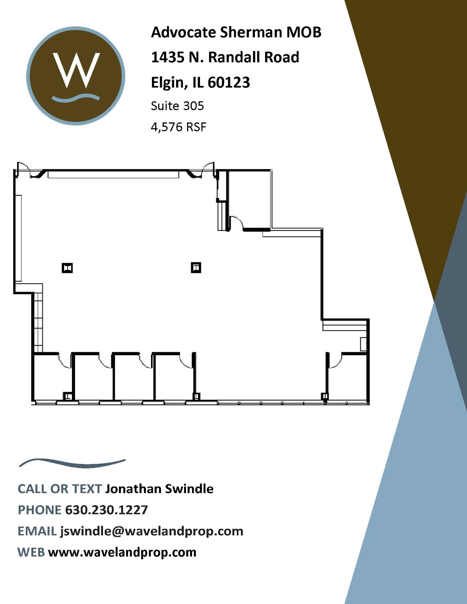 1435 N Randall Rd, Elgin, IL for lease Floor Plan- Image 1 of 5