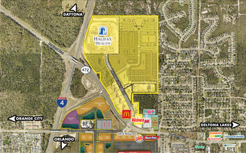 Howland Blvd & Halifax Crossing Blvd, Deltona, FL - AERIAL  map view
