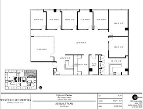 2626 Howell St, Dallas, TX for lease Floor Plan- Image 1 of 5