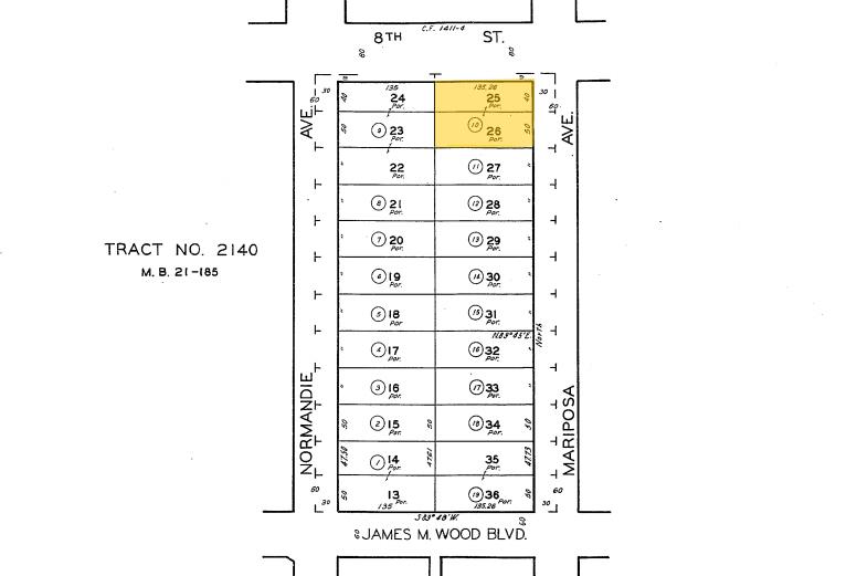 3242 W 8th St, Los Angeles, CA for sale - Plat Map - Image 2 of 6